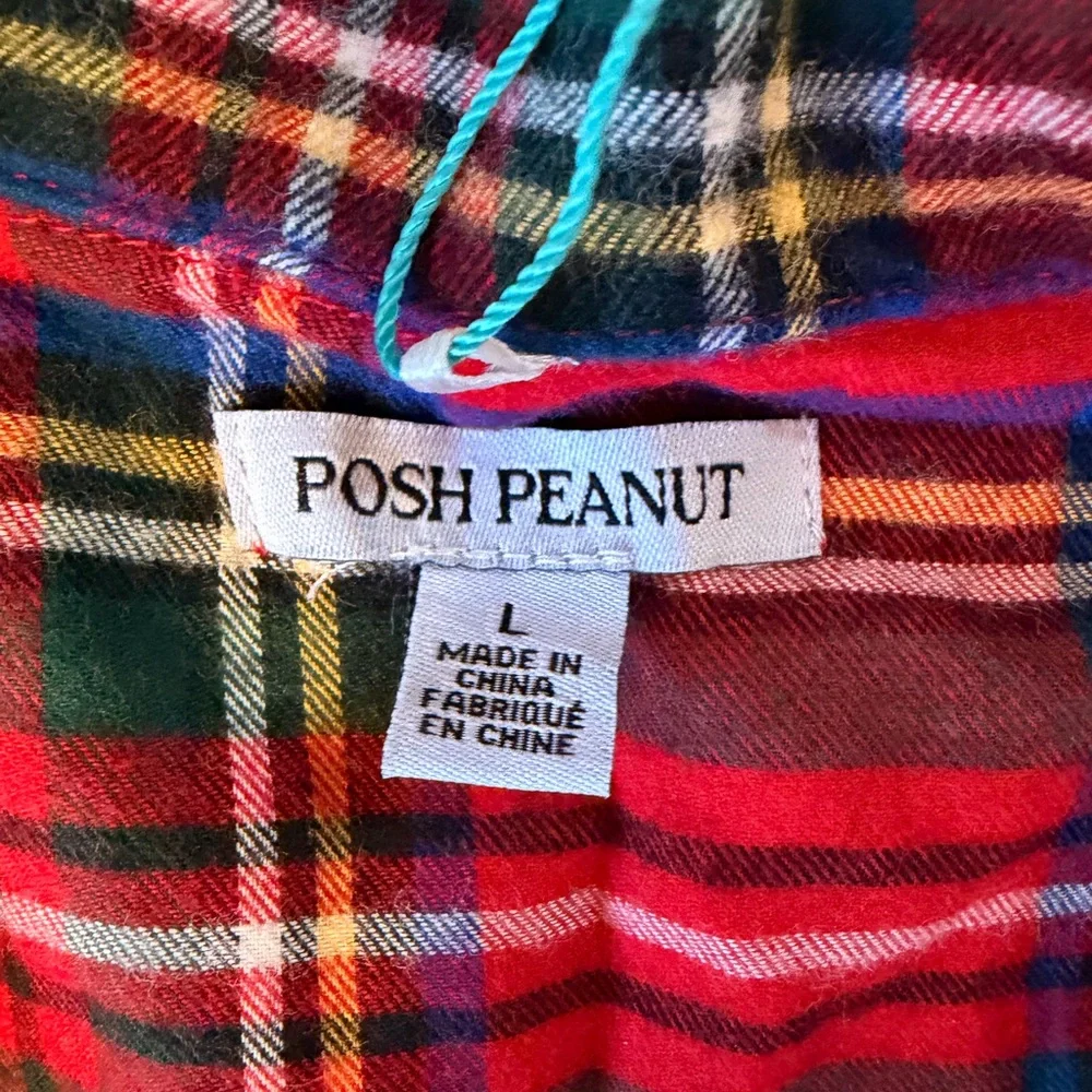 Posh Peanut Red Plaid Nightgown - Picture 6 of 6